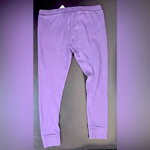 BURBERRY cotton leggings in purple - Picture 2 of 6